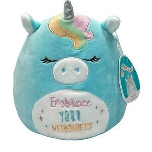 Squishmallows 8” Hudson The “Embrace Your Weirdness” Unicorn Plush NWT